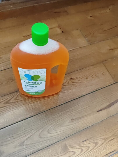 净安季铵盐消毒液1L/瓶儿童玩具衣物地板杀菌宠物环境消毒非84酒精 晒单图