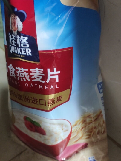 桂格（QUAKER）快煮快熟燕麦片1000克罐装 FiberQ益生元 高纤谷物 晒单图