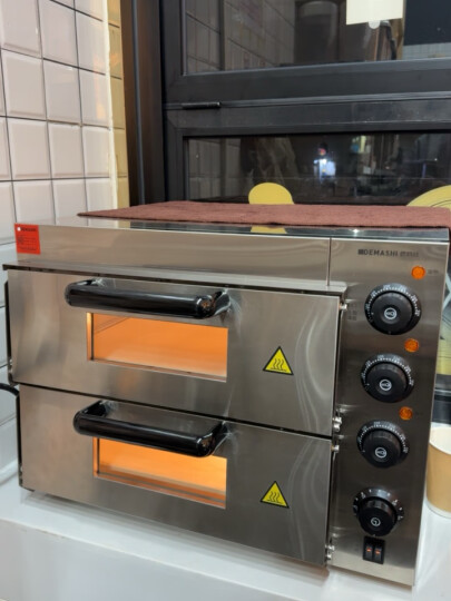 德玛仕（DEMASHI） 双层大型烤箱商用 月饼披萨炉面包商业电烤箱 专业电烤箱大容量烘焙烤箱商用 双层112L电脑款烤箱（DKL-102D） 晒单图