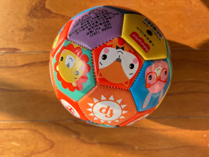费雪（Fisher-Price）健身球 幼儿园充气皮球训练球65cm瑜伽球儿童玩具球加厚款F0809 晒单图