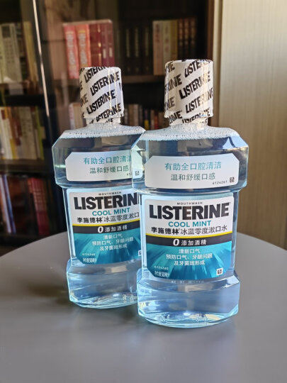 李施德林(Listerine) 漱口水 绿茶精华防蛀防护清新口气  500ml 晒单图