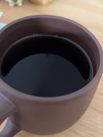 尊壶 宜兴紫砂杯茶杯过滤泡茶杯非陶瓷水杯子商务礼品办公杯茶水分离功夫茶具倒把四件杯 紫泥盖杯（两件杯无内胆）500ml 晒单图