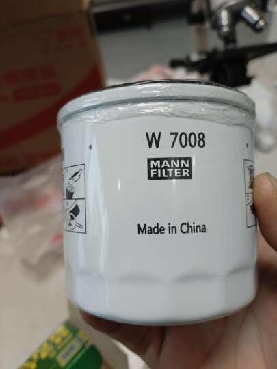 曼牌（MANNFILTER）机油滤清器机滤机油滤芯W7008福克斯蒙迪欧福睿斯翼虎翼博沃尔沃 晒单图