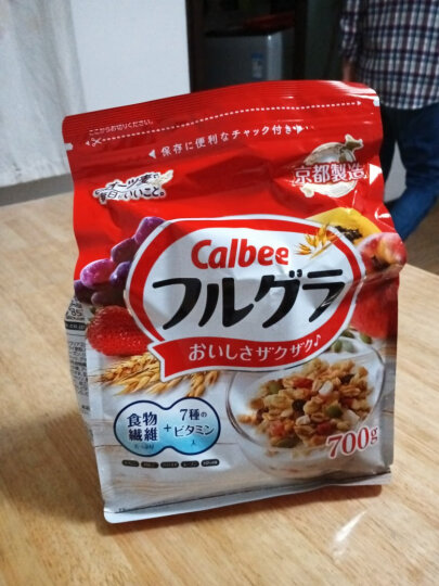 卡乐比（Calbee）经典水果燕麦片700g 日本原装进口食品 营养早餐 即食零食 代餐 晒单图