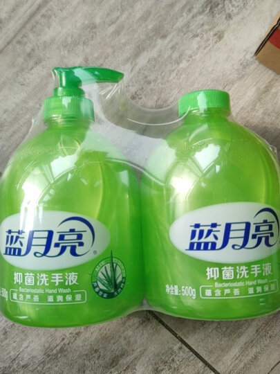 蓝月亮 芦荟抑菌洗手液 500g瓶+500g瓶补充装  抑菌99.9% 泡沫丰富 晒单图