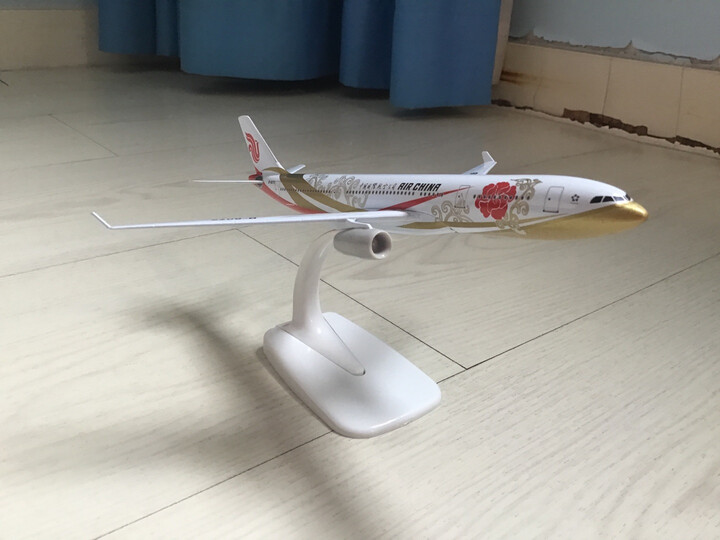 特尔博 18厘米波音747波音787 波音737客机模型民航机飞机模型白色