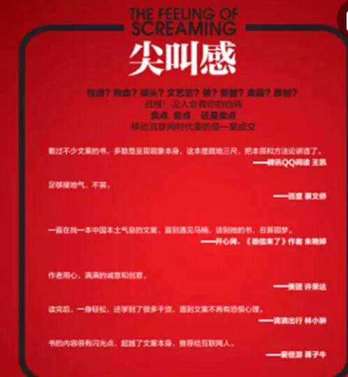 尖叫感:互联网文案创意思维与写作技巧 晒单图