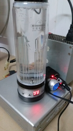 欧之宝车载电热烧水杯12V24V 汽车用烧水壶电加热杯车载电热杯双层 玻璃内胆热水杯 12V/24V通用黑色95W/420ML 晒单图