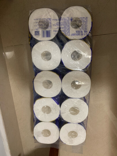 维达(Vinda) 卷纸 蓝色经典3层200g卫生纸巾*10卷(3层与4层随机发货) 晒单图