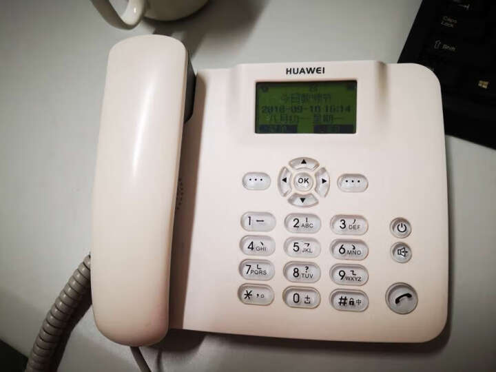 华为（HUAWEI）F202 无线固话座机 无绳 插卡电话机 电信手机卡（白色） 晒单图