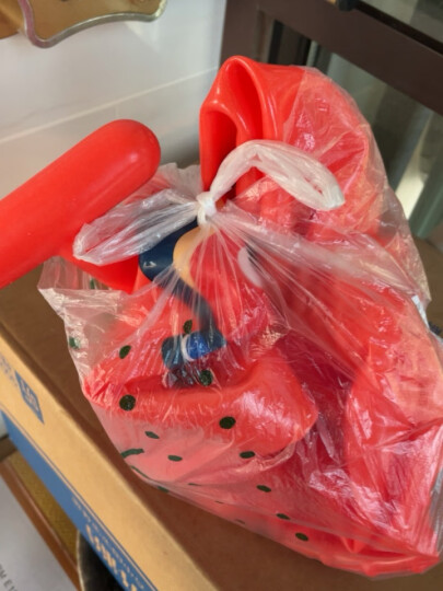 费雪（Fisher-Price）儿童玩具球 宝宝跳跳球羊角球45cm（红色 赠充气脚泵）F0701H4 晒单图