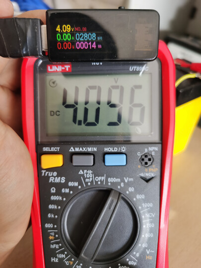 优利德（UNI-T）UT58D 大屏数字万用表 手持式小型万能表家用交直流电压电流表 晒单图