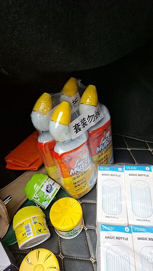 威猛先生（Mr Muscle）洁厕灵 600g*4瓶 柠檬香型 洁厕剂 洁厕液 马桶清洁 晒单图