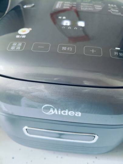 美的（Midea）智能电饭煲电饭锅4-5人家用5L大容量预约气动涡轮防溢锅金属机身蒸米饭锅-WFS5017TM 晒单图
