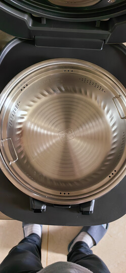 美的（Midea）智能电饭煲电饭锅4-5人家用5L大容量预约气动涡轮防溢锅金属机身蒸米饭锅-WFS5017TM 晒单图