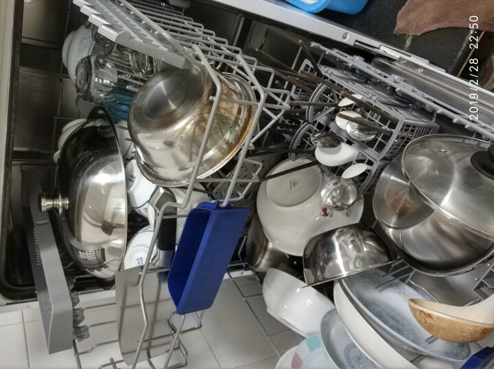 西门子(SIEMENS)德国原装进口 5D喷淋智能洗 双重烘干独立式除菌洗碗机不锈钢色13套SN255I13JC 晒单图