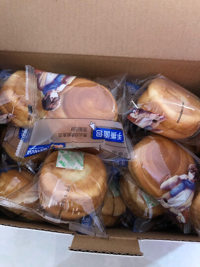 三只松鼠手撕面包 点心零食酵母面包代餐早餐口袋软面包礼盒 1000g/盒 晒单图