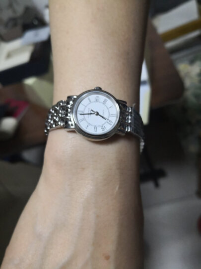 浪琴（LONGINES）瑞士手表 时尚系列 机械钢带女表 对表 L43214116 晒单图