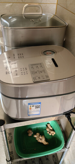 美的（Midea）智能电饭煲电饭锅4-5人家用5L大容量预约气动涡轮防溢锅金属机身蒸米饭锅-WFS5017TM 晒单图