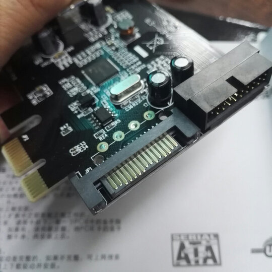 索厉 (Suoli) PCI-E转USB3.1 type-c双口移动硬盘高速U盘台式机电脑扩展卡 SL-UTC2 晒单图