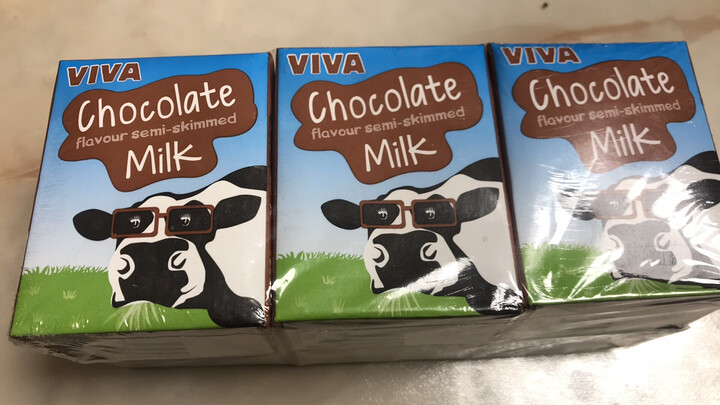爱尔兰 进口牛奶 韦沃( VIVA)纯巧克力牛奶200ML*6盒 晒单图
