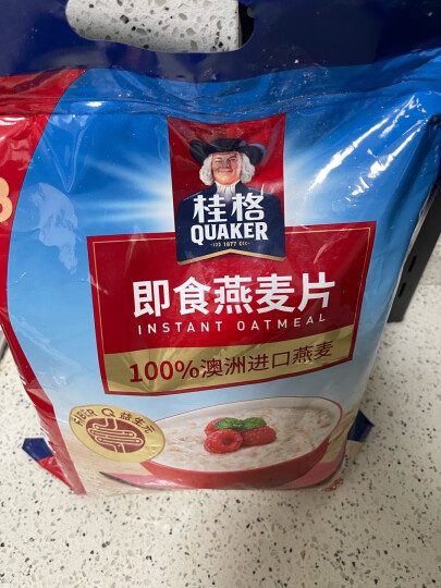 桂格（QUAKER）紫薯高纤燕麦片540g（27g*20袋） 早餐搭配 醇香系列 晒单图