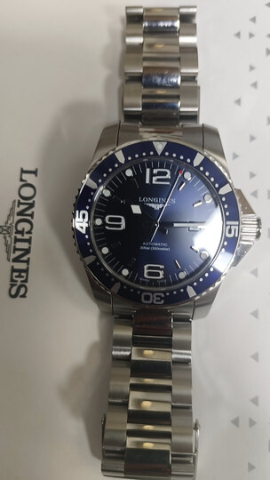 浪琴（LONGINES）瑞士手表 康卡斯潜水系列 机械钢带男表L37424566 晒单图