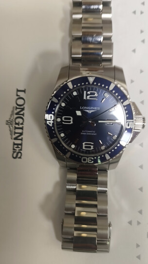 浪琴（LONGINES）瑞士手表 康卡斯潜水系列 机械钢带男表L37424566 晒单图