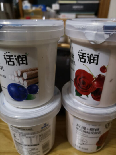 新希望 活润大果粒 蓝莓+山药 370g（2件起售）风味发酵乳酸奶酸牛奶 晒单图