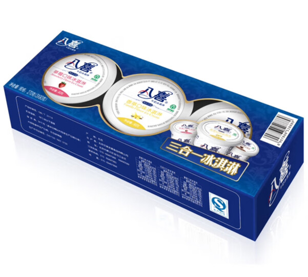 八喜 八喜冰淇淋 90g*3 组合装口味随机香草草莓巧克力朗姆绿茶朗姆 晒单图