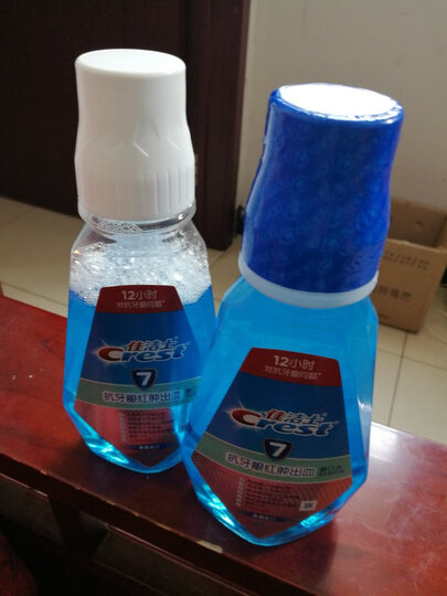 佳洁士健康专家 抗牙龈红肿出血漱口水500ml三瓶装(长效保护牙龈 防出血 无酒精)(美国进口)罗云熙同款 晒单图