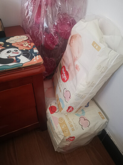 好奇（Huggies）金装纸尿裤L132片(9-14kg)大号婴儿尿不湿超薄柔软超大吸力透气 晒单图