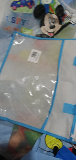 迪士尼 Disney 儿童雨衣 男童女童雨披带书包位加厚卡通小学生雨衣1007 米奇蓝M 晒单图