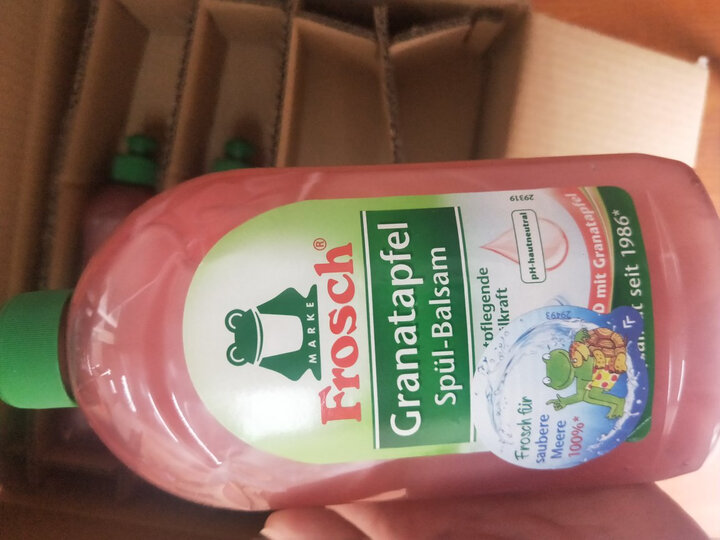 Frosch石榴果浓缩洗洁精 500ml 石榴天然气味 安全无残留 德国原装进口 晒单图