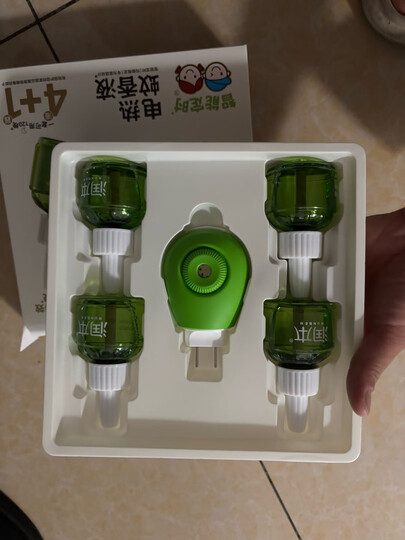 润本（RUNBEN）蚊香液驱蚊水60晚45ml×2瓶+1器电热蚊香液驱蚊液无香型 晒单图