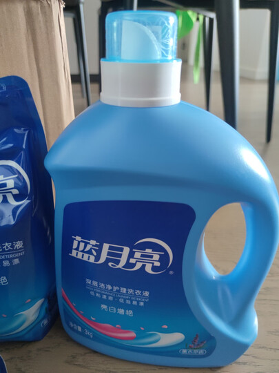 蓝月亮 羽绒服专用洗衣液500g/瓶 去污护绒 蓬松 低泡易漂 晒单图
