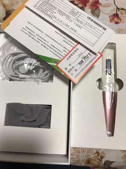外研通点读笔VT-9 小学初中高中英语课本同步 儿童 中小学生点读笔学习机 点读机 中学生英语学习 玫瑰金 16G 晒单图