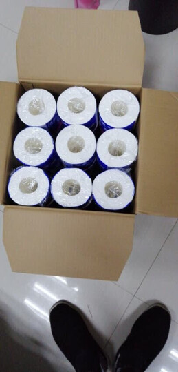 洁柔(C&S)无芯卷纸 倍柔3层70g卫生纸*40卷装 (整箱销售 布艺圆点系列 实芯卷纸 温和亲肤) 晒单图