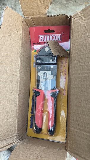 羅賓漢（RUBICON）进口网线钳套装水晶头压线钳子8P6P压线器RKY-338 网线钳+前田水晶头100个+刀片2副 晒单图