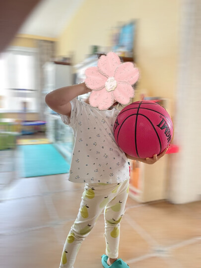 狂迷篮球儿童男女生5号幼儿中小学生青少年成人室内外通用篮球 【粉红色儿童5号球】适合6-8岁 晒单图