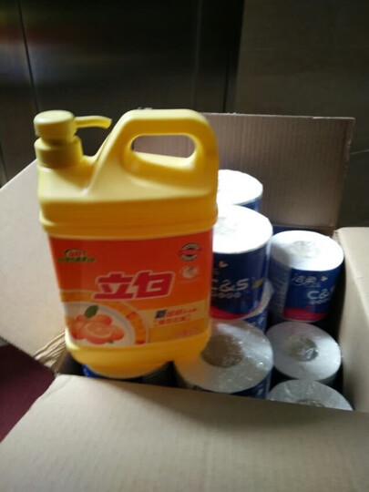 洁柔(C&S)无芯卷纸 倍柔3层70g卫生纸*40卷装 (整箱销售 布艺圆点系列 实芯卷纸 温和亲肤) 晒单图