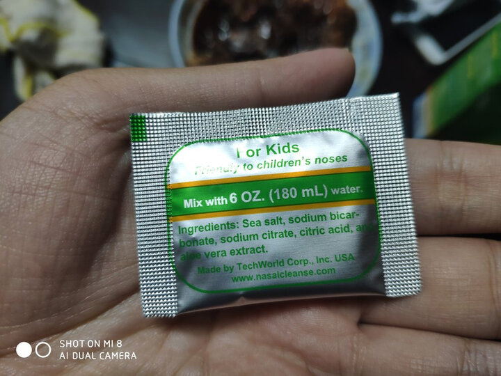 鼻可乐 成人儿童鼻腔清洗器 生理盐水洗鼻剂鼻窦鼻腔冲洗 2.7g*30袋 儿童套装(内含洗鼻器)海盐水 洗鼻剂 晒单图