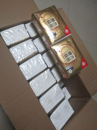 清风(APP)抽纸 原木纯品金装系列 3层120抽软抽*24包纸巾(整箱销售)(新老包装交替发货) 晒单图