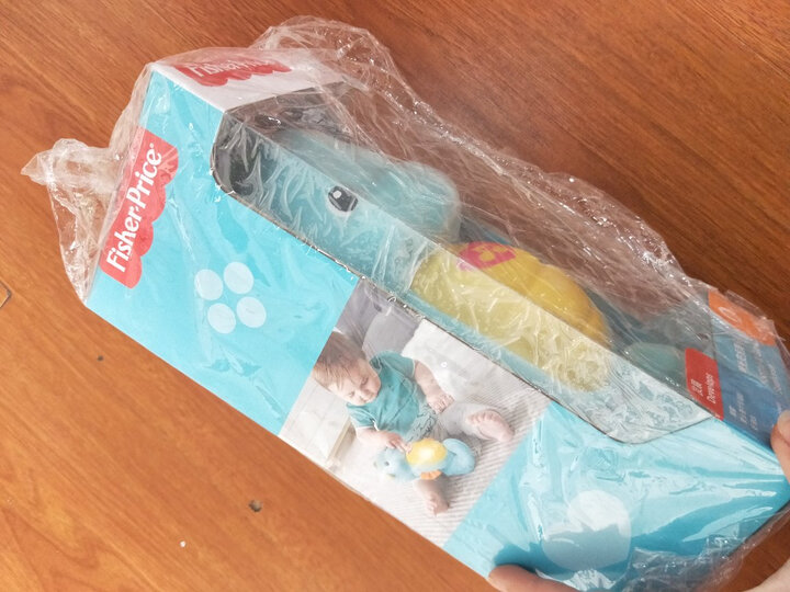 费雪(Fisher Price)益智玩具声光安抚海马DGH82-蓝色 晒单图