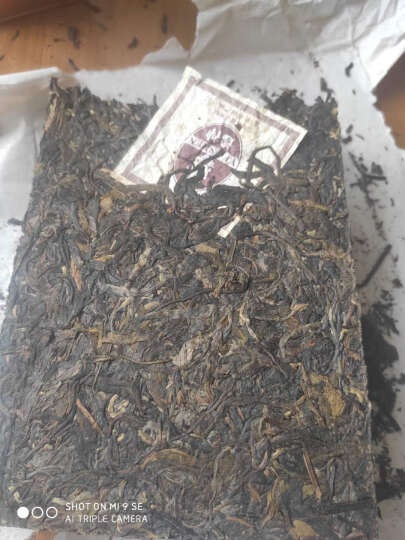 逸神 普洱茶生茶砖茶 早春古树800g银砖 勐海布朗山头拨古树春茶砖 晒单图