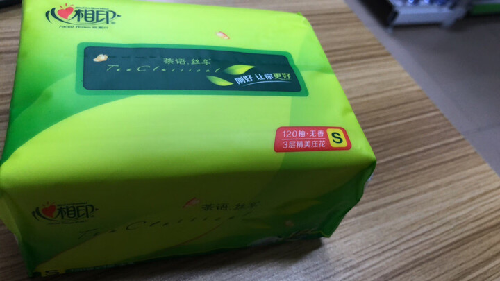 心相印抽纸 茶语丝享系列3层150抽面巾纸*24包纸巾(小规格整箱销售) 晒单图