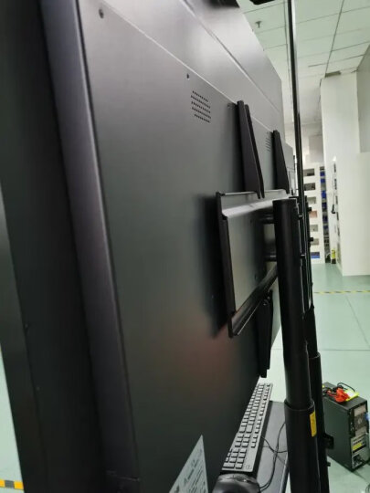 NB AVT1800-100-1P(60-100英寸)液晶移动推车电视架落地教学视频会议电子白板触摸一体机支架挂架白色 晒单图
