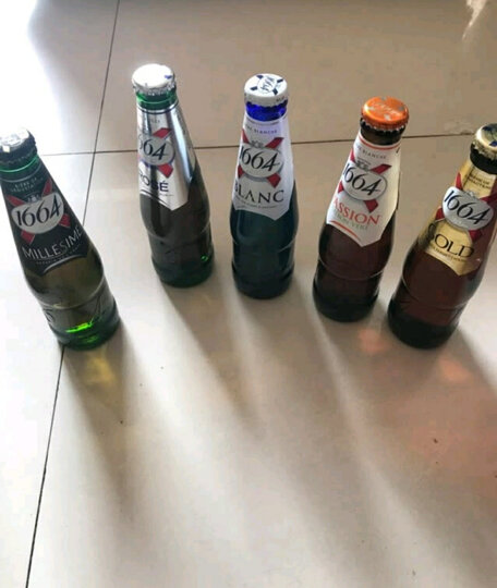 1664啤酒 法国进口啤酒 克伦堡凯旋系列 果味 精酿啤酒 1664玫瑰百香果金复古黄啤随机组合12瓶装 晒单图