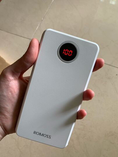罗马仕(ROMOSS)HO10数显屏充电宝10000毫安手机移动电源超薄小巧便携双输入适用于苹果华为小米 晒单图