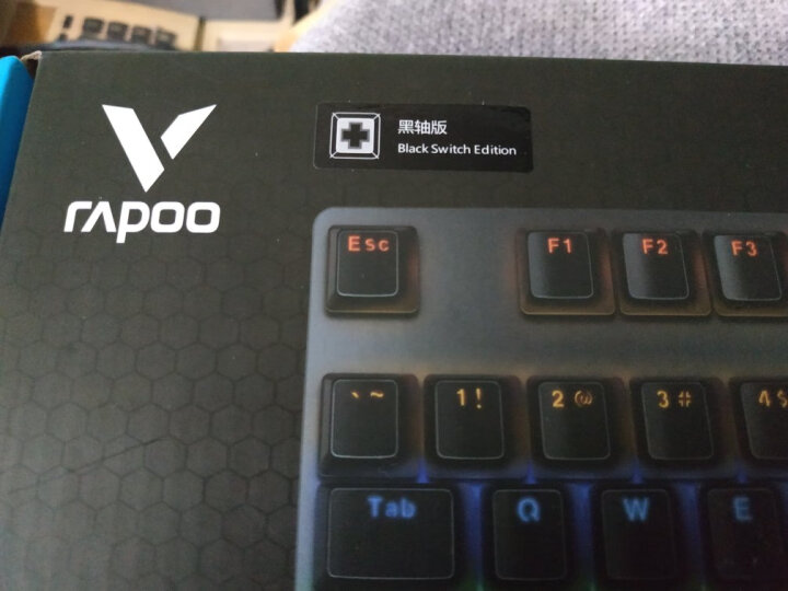 雷柏（Rapoo） V500PRO 有线背光机械键盘 104键全尺寸游戏电竞笔记本电脑多媒体办公吃鸡全键无冲键盘 红轴 晒单图